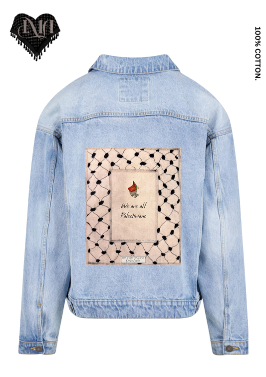 We Are All Palestinians - Denim Jacket