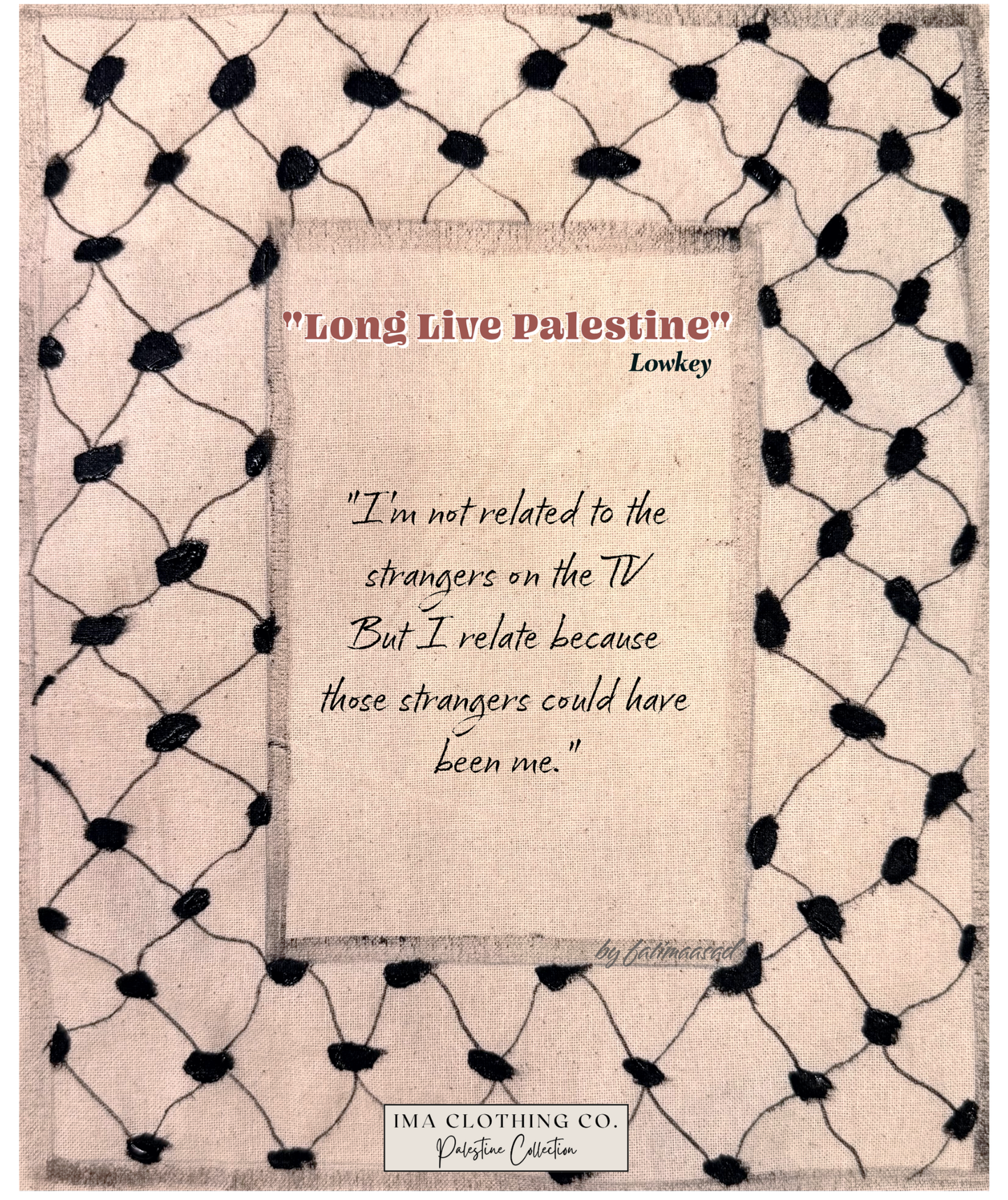Lowkey - Long Live Palestine Artwork