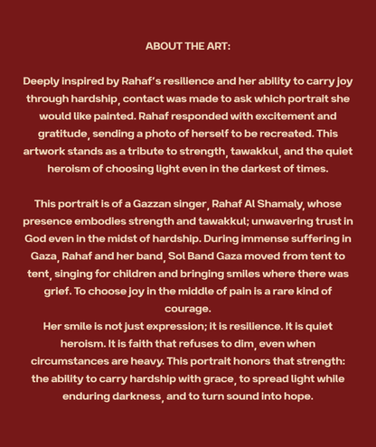Rahaf Al-Shamaly About the Art