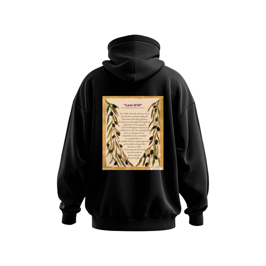 Martyr Saleh Al-Jafarawy Black Hoodie Design