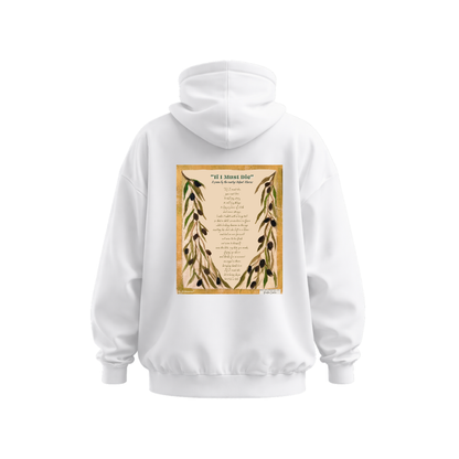 Refaat Alareer White Hoodie Design