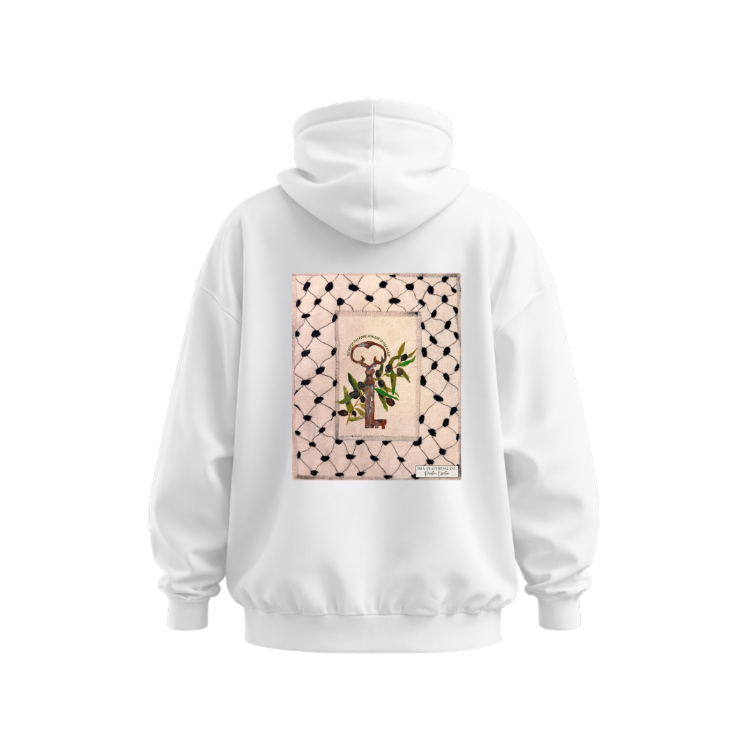 The Key Is Witness White Hoodie Design