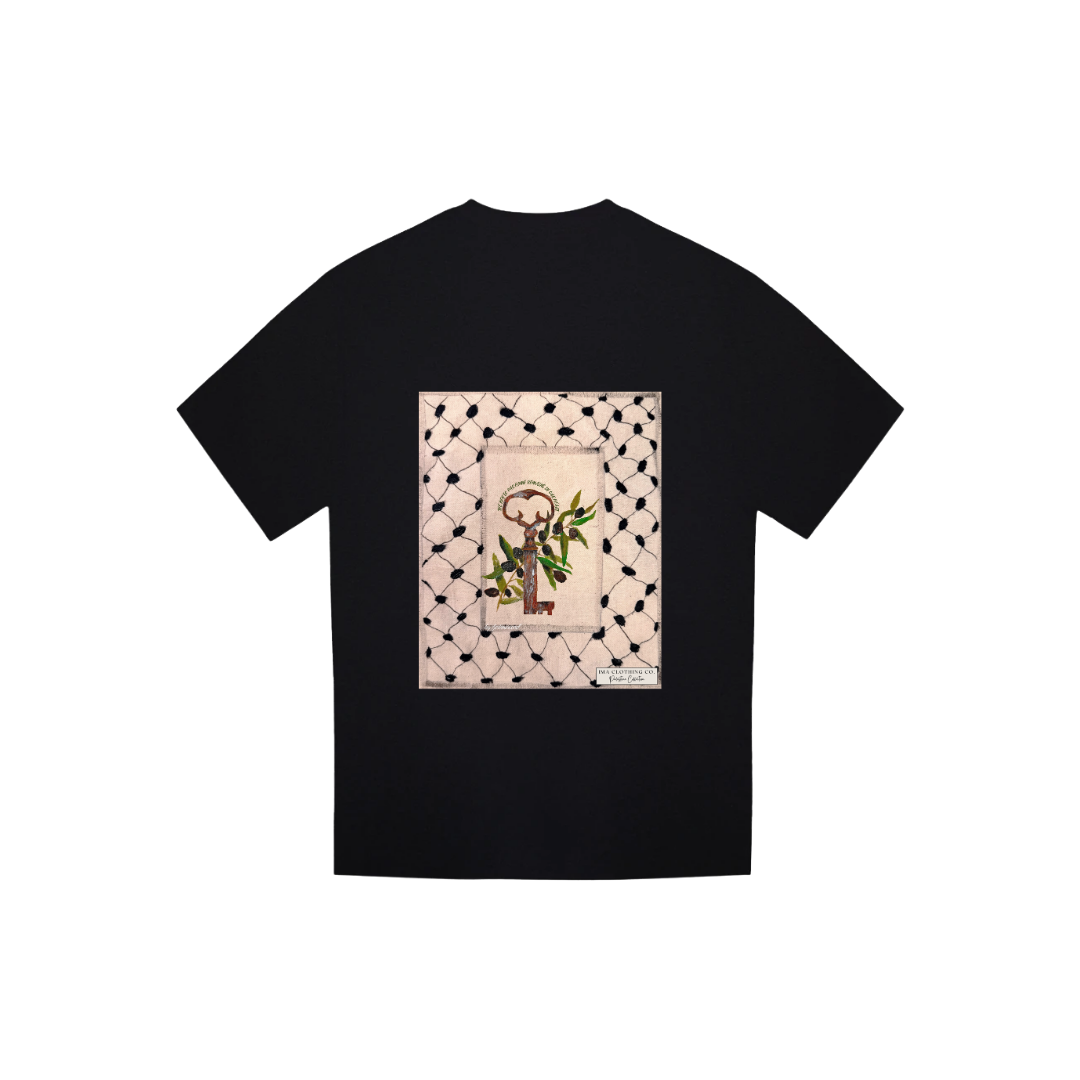The Key Is Witness Black Tee Design