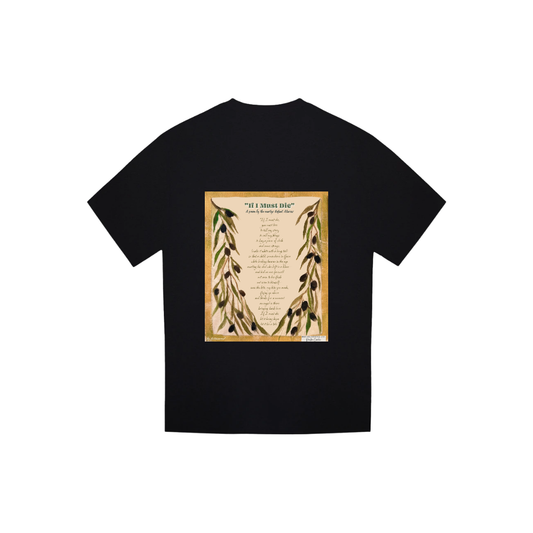 Refaat Alareer Black Tee Design