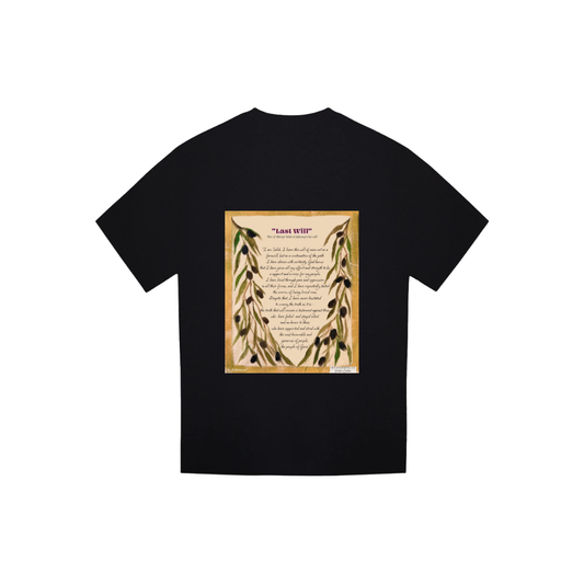 Martyr Saleh Al-Jafarawy Black Tee Design