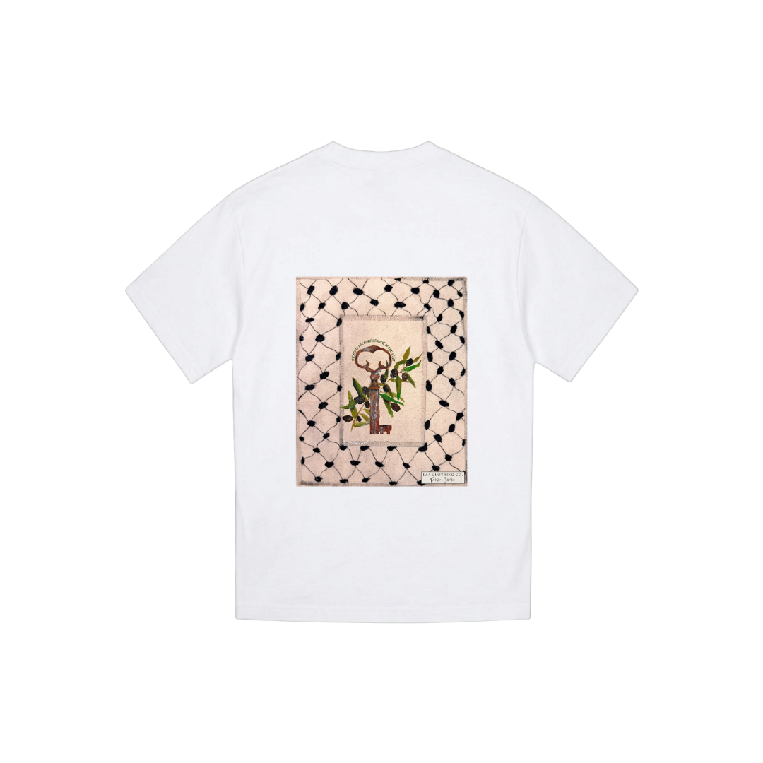 The Key Is Witness White Tee Design