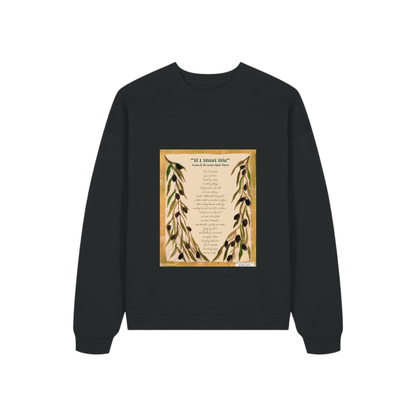Watermelon Keffiyeh Black Sweatshirt Back