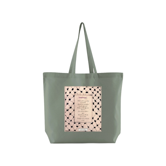Raj'ieen - We Are Returning Sage Green Tote Bag