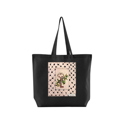 The Key Is Witness Black Tote Bag